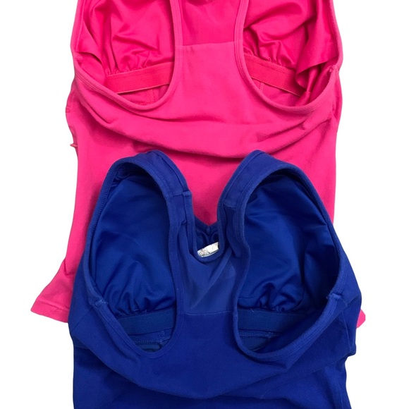 ❌ SOLD ❌ Danskin Athletic Tank Top Bundle Racerback Exercise Pink Blue Small - Picture 4 of 5
